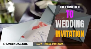 Attaching Inserts to Wedding Invites: A Step-by-Step Guide