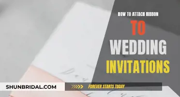 Attaching Ribbons to Wedding Invites: A Step-by-Step Guide