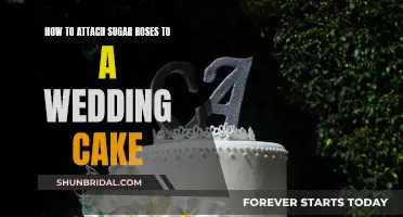 Attaching Sugar Roses to Wedding Cakes: A Step-by-Step Guide
