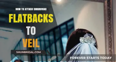 Elegant Veil Embellishment: Attaching Swarovski Flatbacks for a Sparkling Look