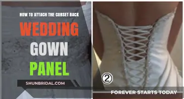Attaching Corset Back Panels to Wedding Gowns: A Step-by-Step Guide