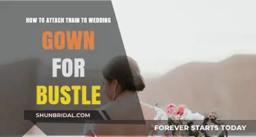 Elegant Bustle Techniques: Attaching Your Train to a Wedding Gown