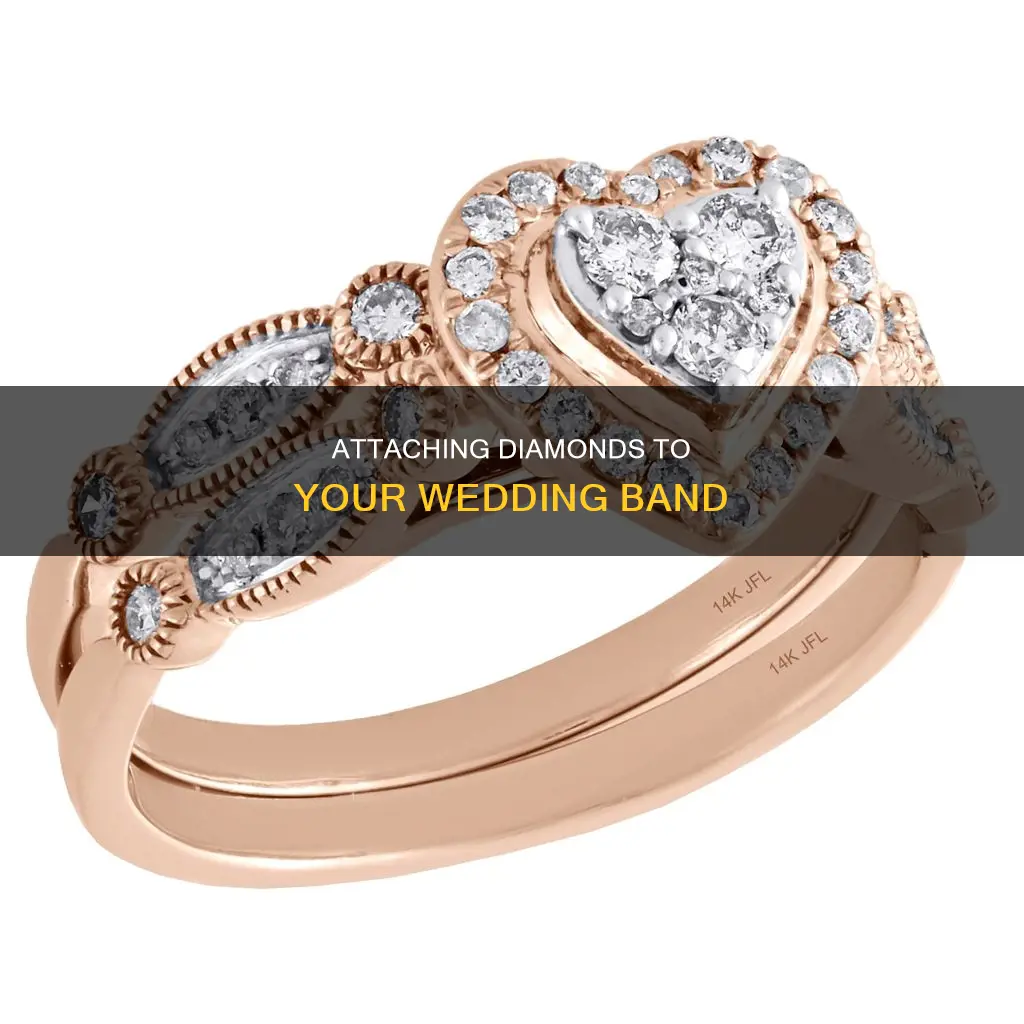 how to attach your diamond to your wedding band