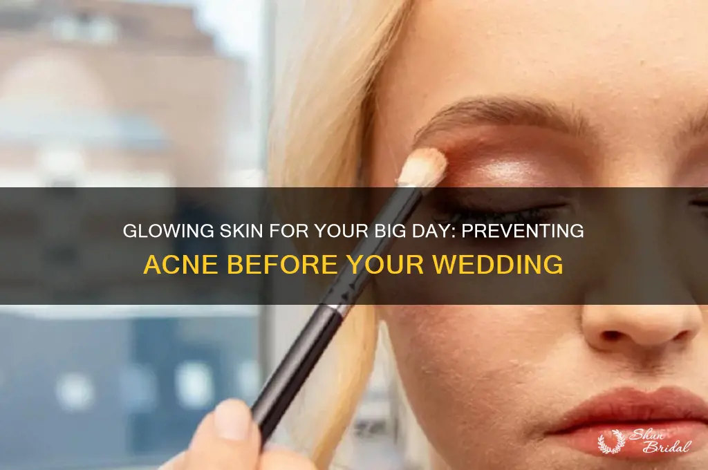 how to avoid acne before wedding