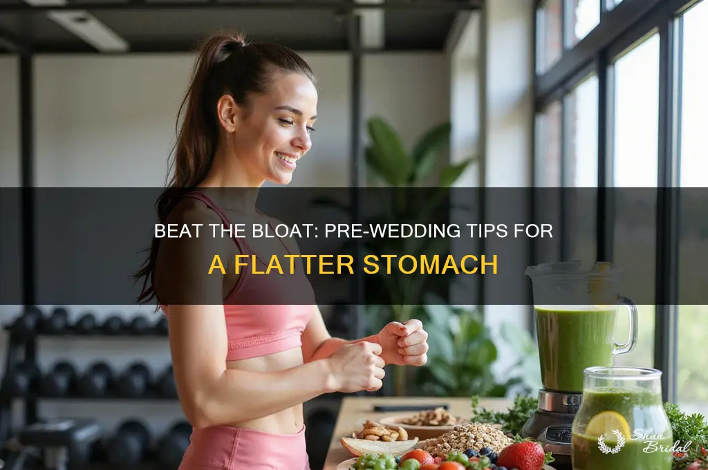 how to avoid bloating before your wedding