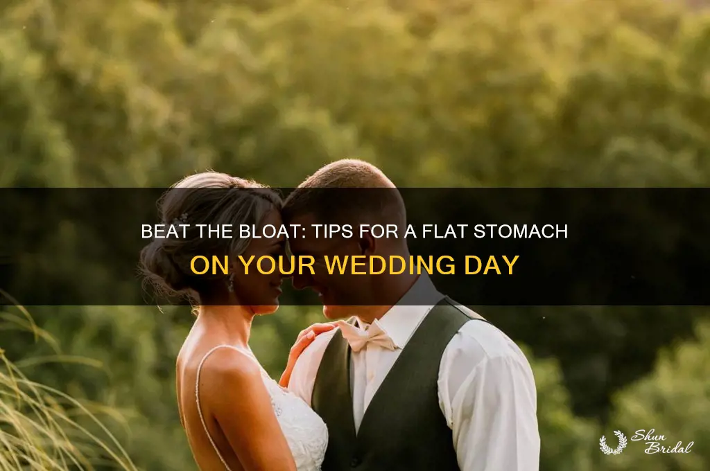 how to avoid bloating on wedding day
