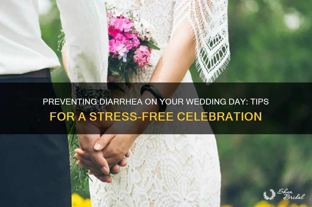 how to avoid diahetra on wedding day