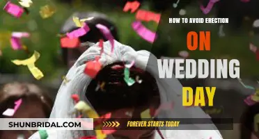 Stay Calm and Focused: Tips to Avoid Unwanted Erections on Your Wedding Day
