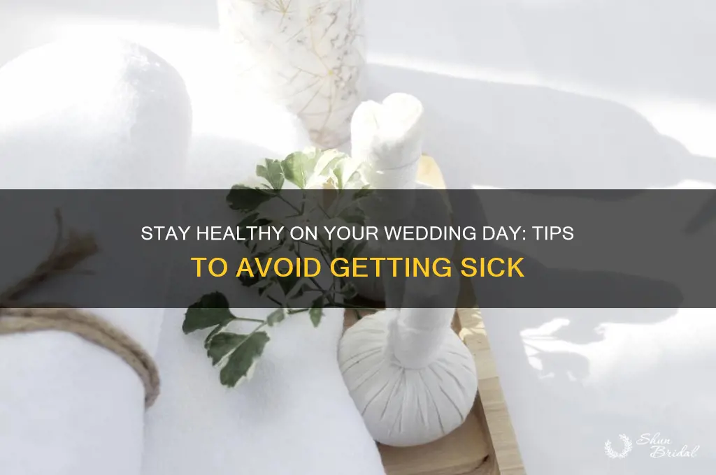 how to avoid getting sick on wedding day