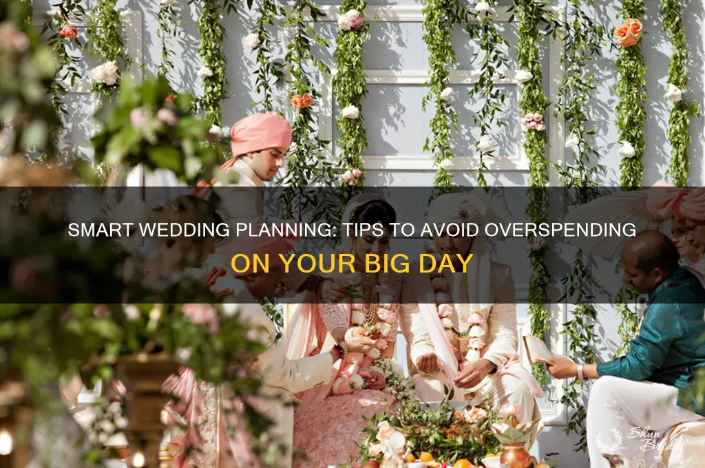 how to avoid going overboard wedding