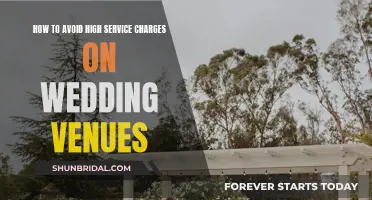 Smart Ways to Save on Wedding Venue Service Charges