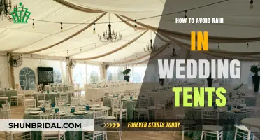 Weatherproof Your Wedding: Tips to Keep Tents Dry on Rainy Days