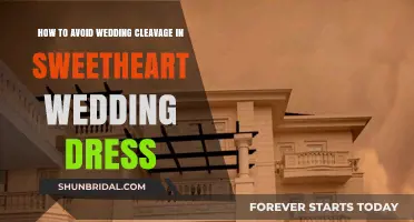 Avoid Wedding Cleavage: Tips for Sweetheart Necklines