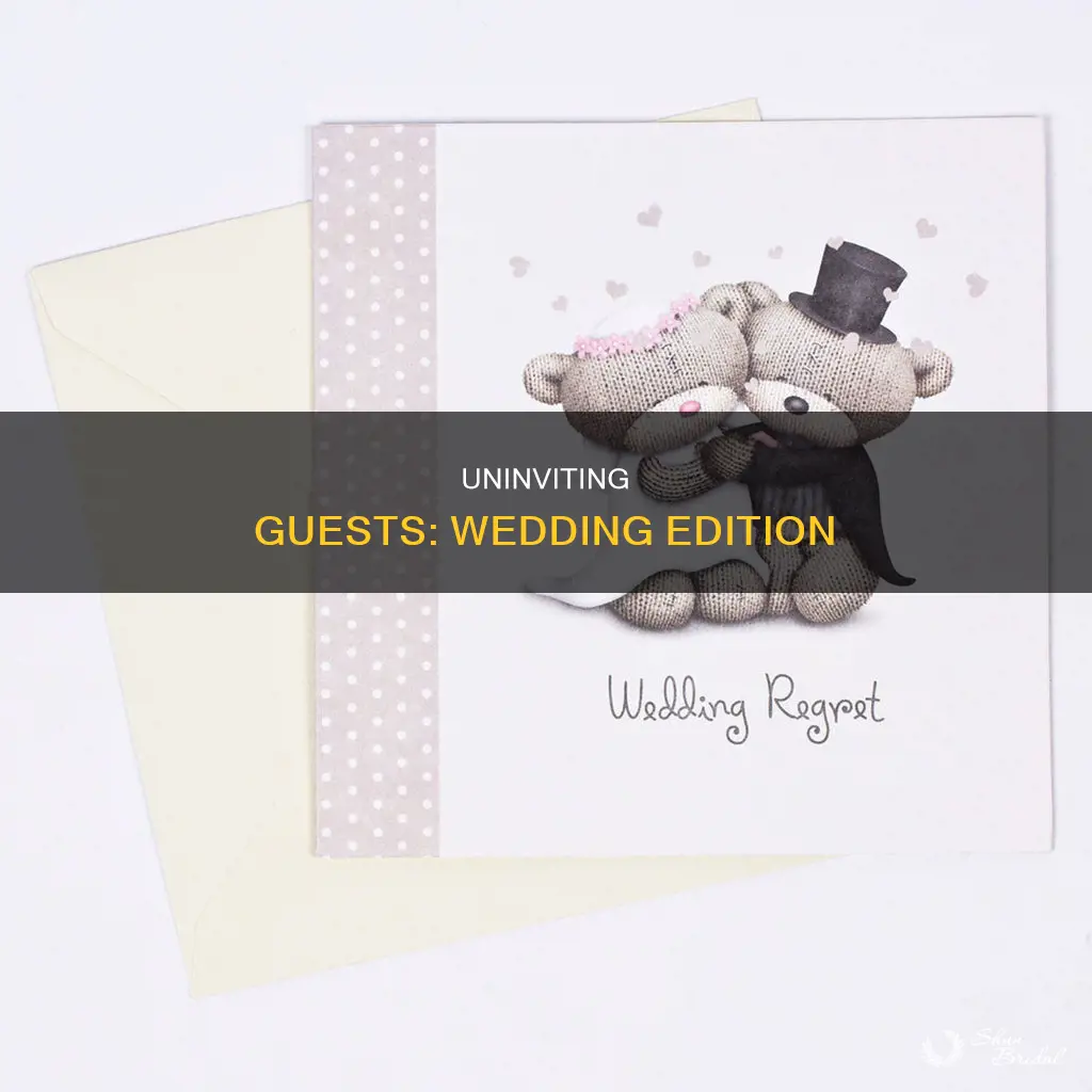 how to back out of a wedding invite