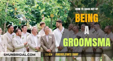 Gracefully Declining Groomsman Duties: A Guide to Backing Out Smoothly