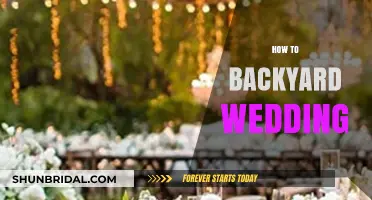 Creating Your Dream Backyard Wedding: Tips, Ideas, and Planning Guide