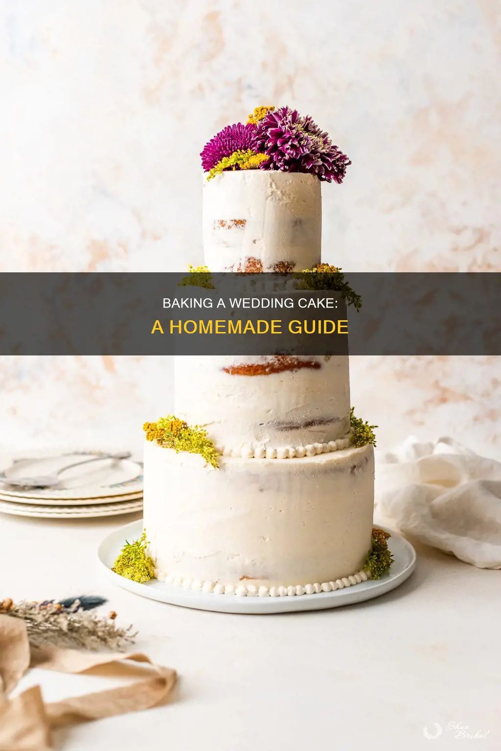 how to bake a wedding cake at home