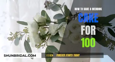 Baking a Grand Wedding Cake: Serving 100 Guests