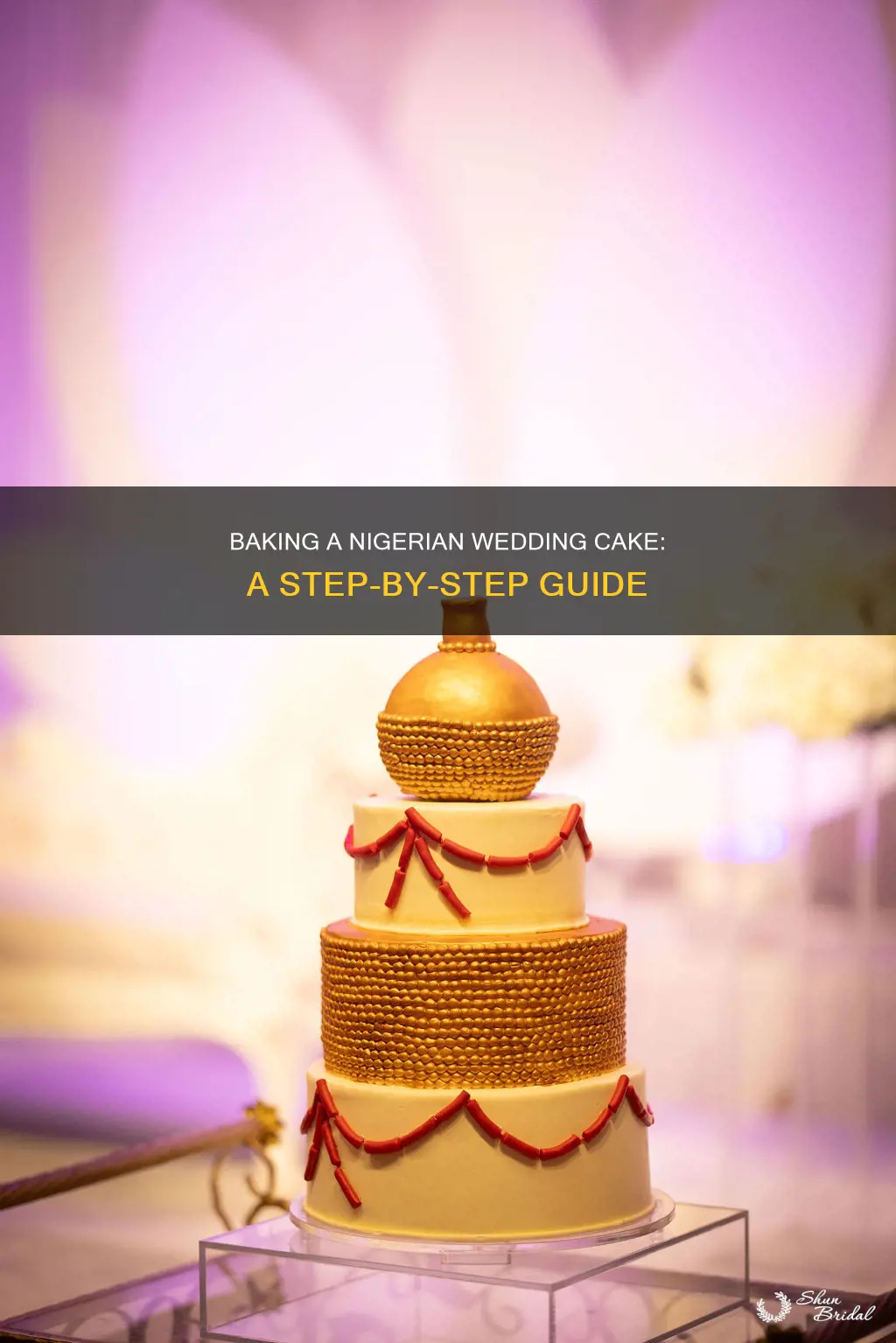 how to bake a wedding cake in nigeria