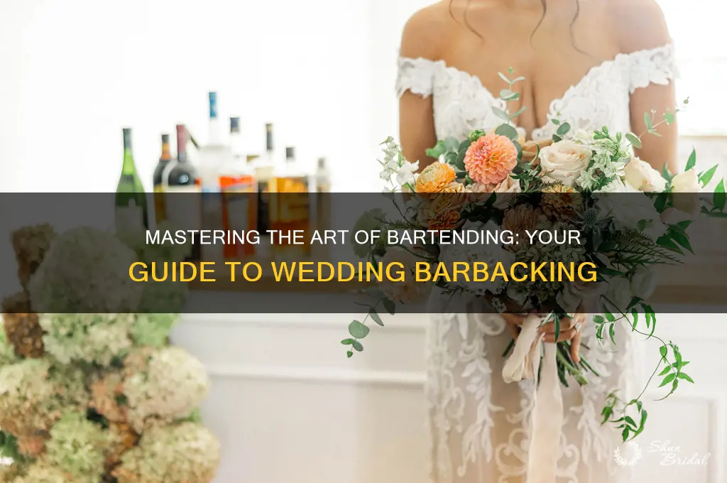 how to bar back as wedding bartender