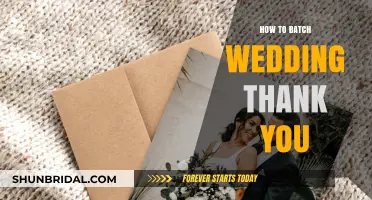Efficiently Crafting Batch Wedding Thank You Notes: Tips and Tricks