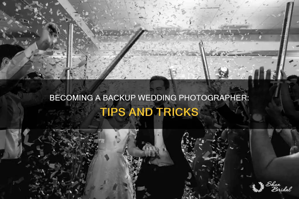 how to be a backup wedding photographer
