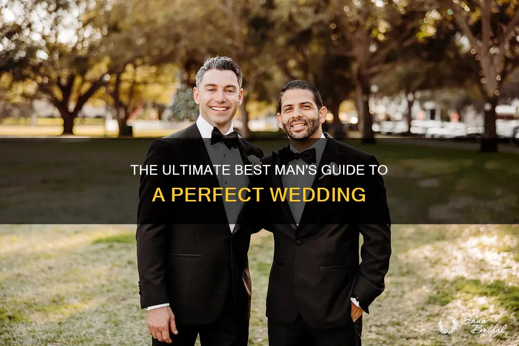 how to be a best man at a wedding