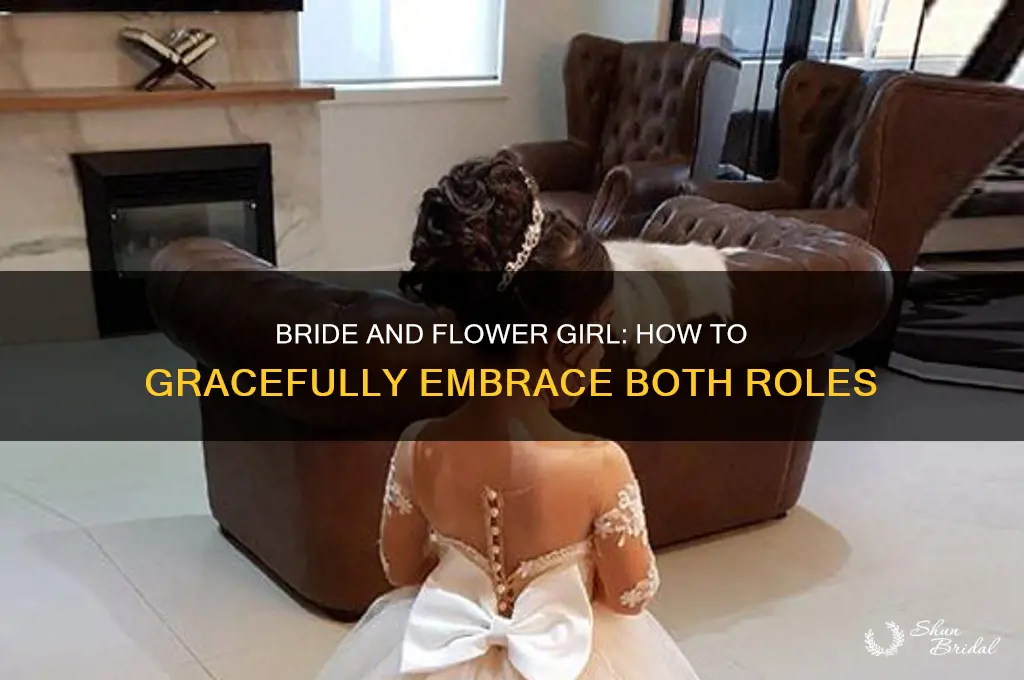 how to be a bride and a flower girl too