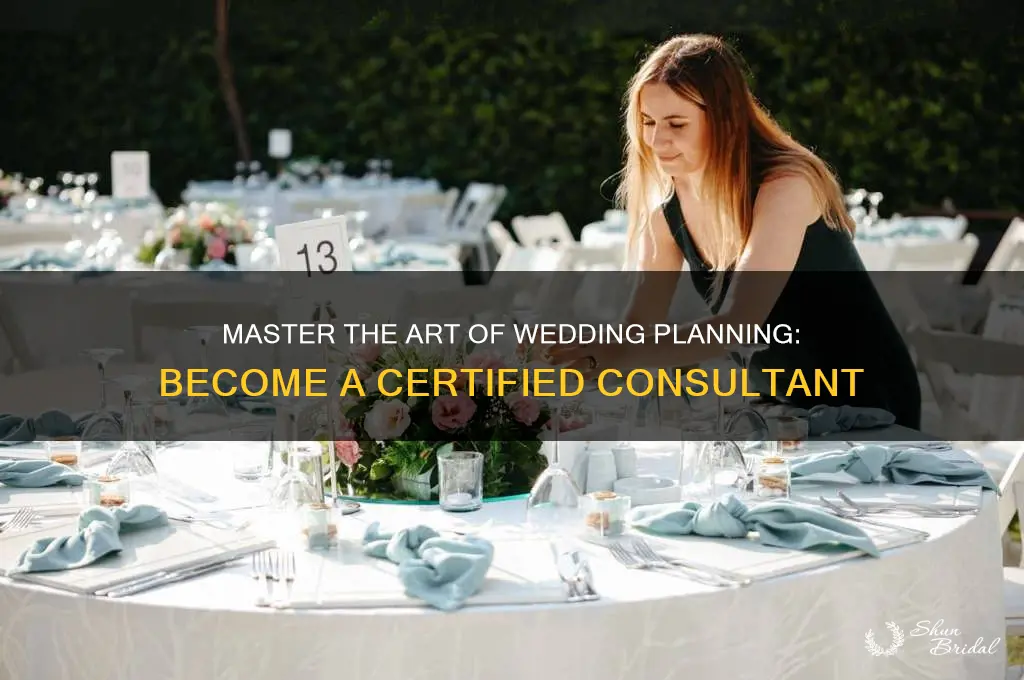 how to be a certified wedding consultant