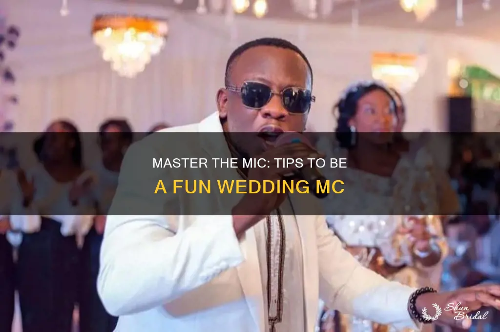 how to be a fun wedding mc