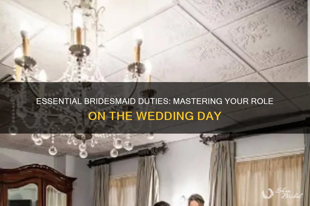 how to be a good bridesmaid on wedding day