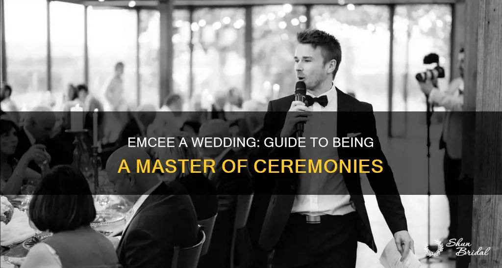 how to be a good emcee at a wedding reception