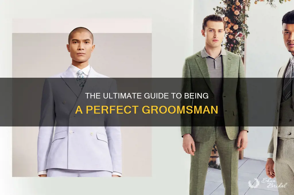 how to be a groomsman book