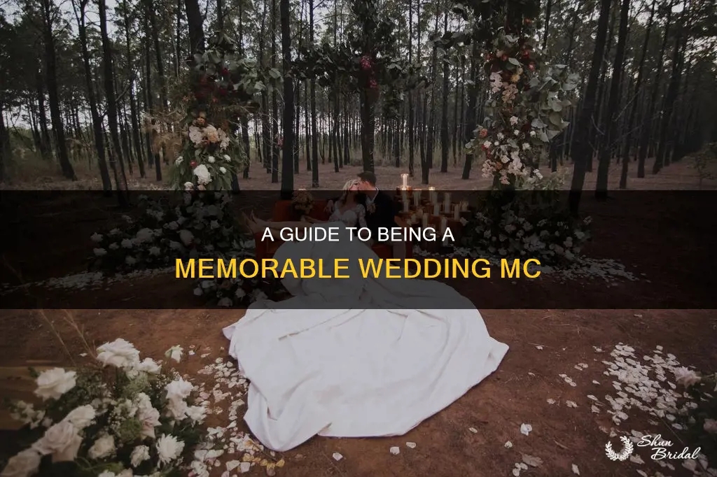 how to be a mc at a wedding