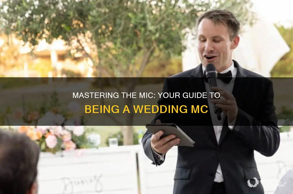 how to be a mc for wedding