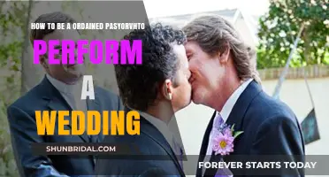 How to Become an Ordained Pastor to Legally Perform Weddings