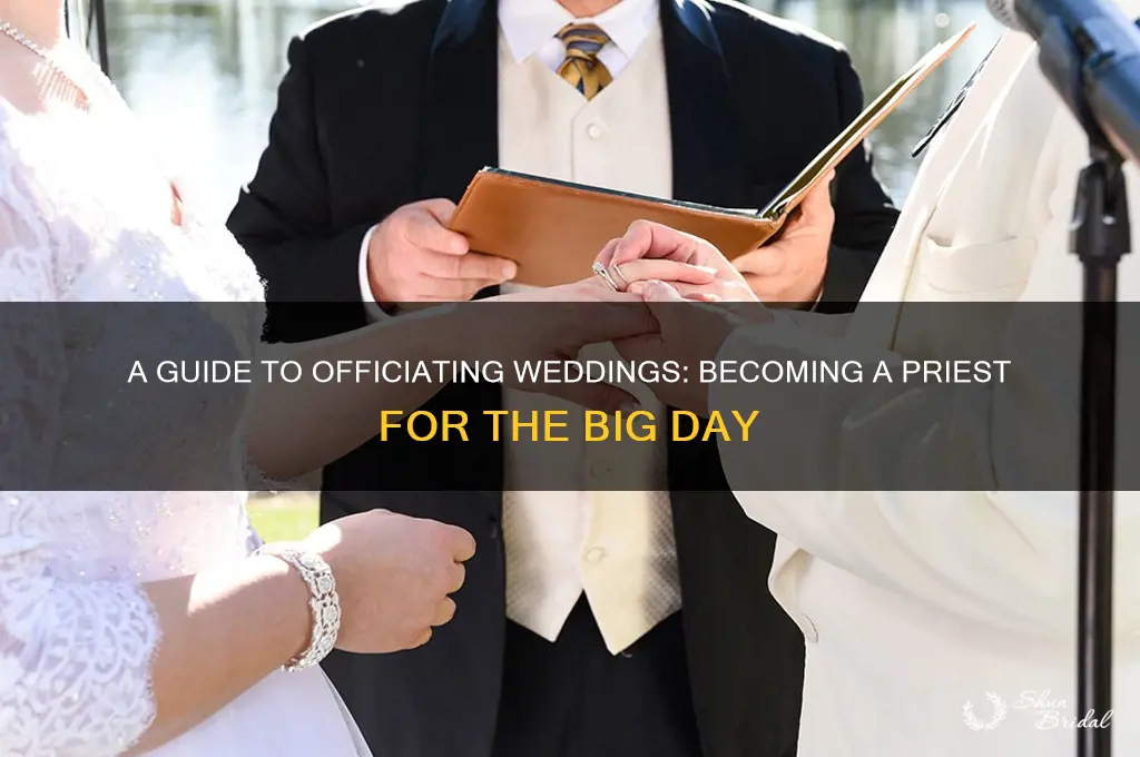 how to be a preist at a wedding