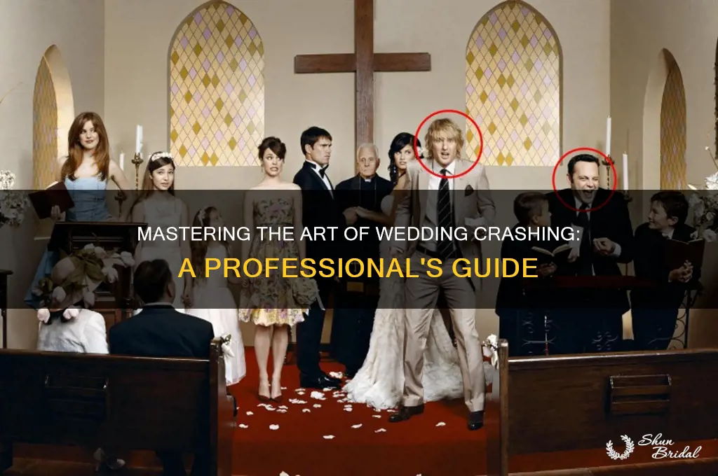 how to be a professional wedding crasher