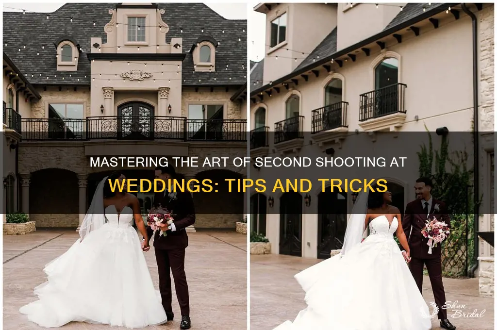 how to be a second shooter at a wedding
