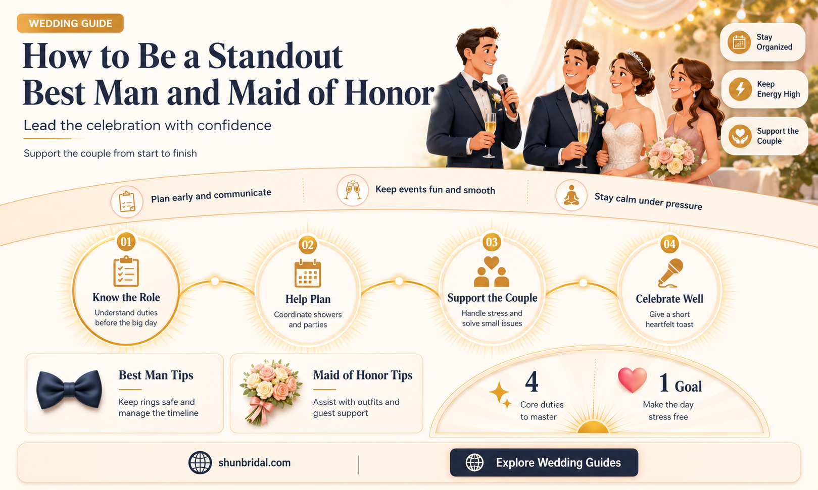 are the best man and maid of honor