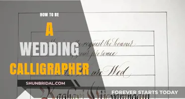 Mastering Wedding Calligraphy: Tips to Start Your Dream Career
