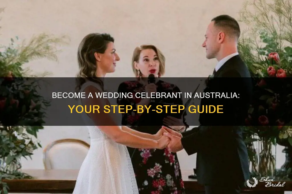how to be a wedding celebrant in australia