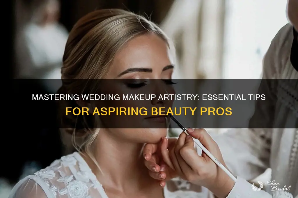 how to be a wedding makeup artist