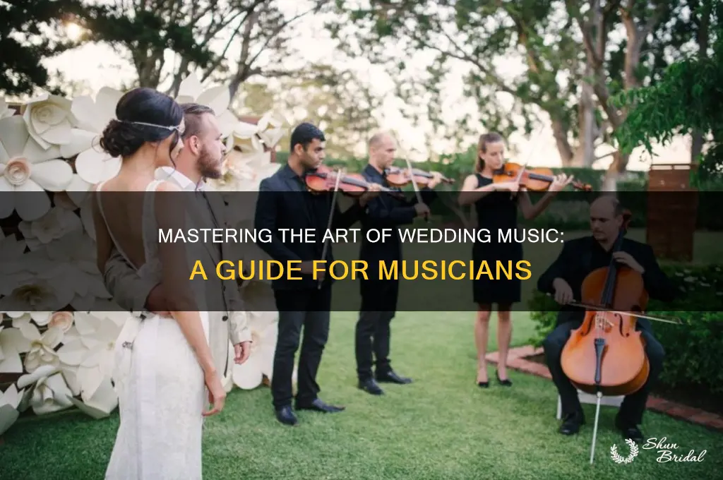 how to be a wedding musician