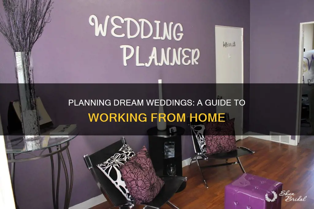 how to be a wedding planner from home