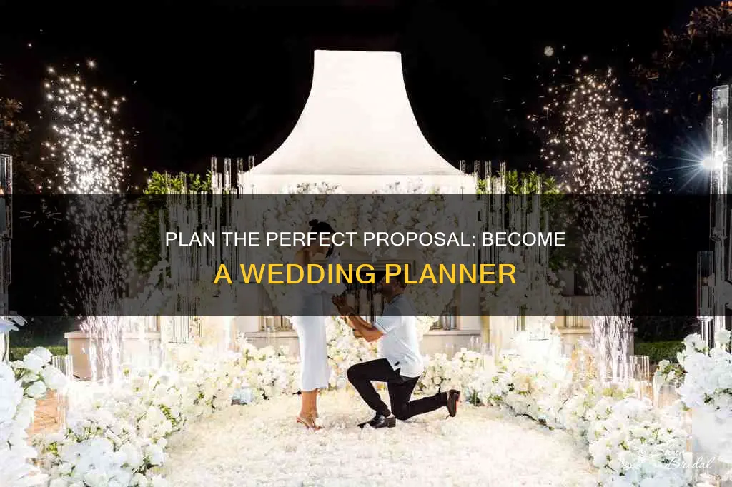 how to be a wedding proposal planner