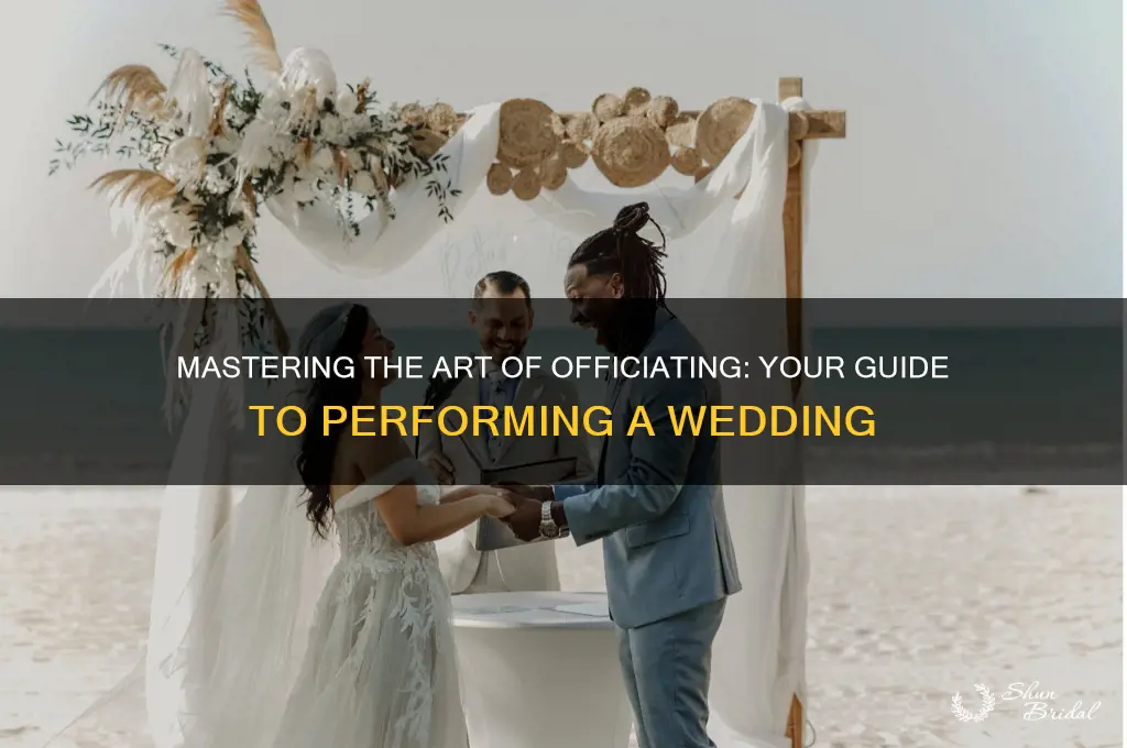 how to be able to perform a wedding