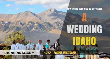 Idaho Wedding Officiant Guide: Steps to Legally Marry Couples