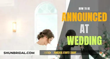 Making a Grand Entrance: Wedding Announcement Ideas