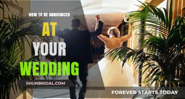 Make Your Grand Entrance: Creative Wedding Announcement Ideas for Couples